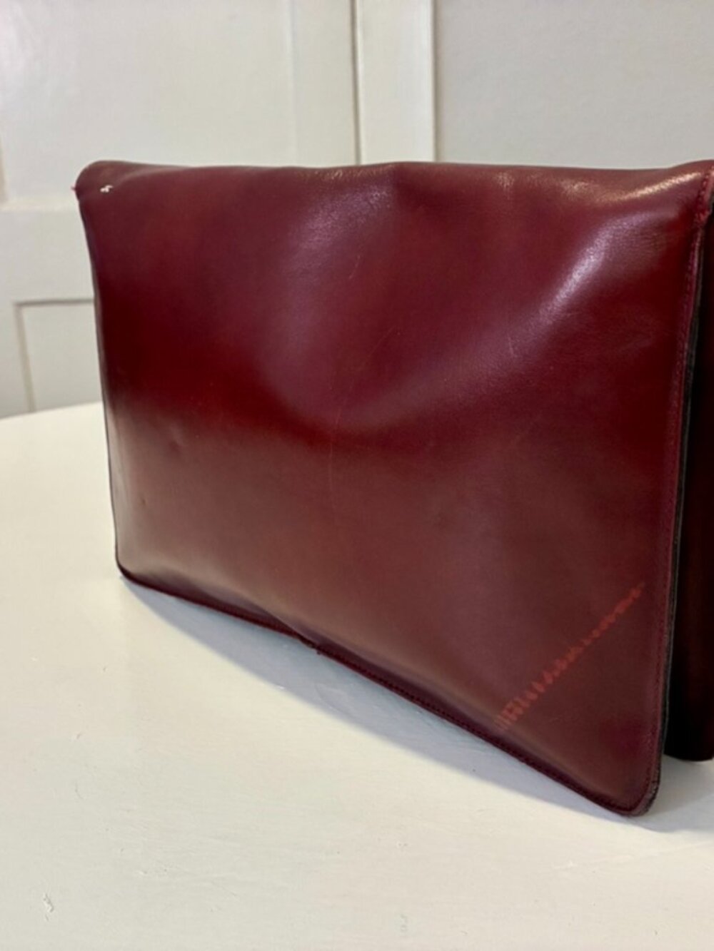 Convertible Clutch by Etienne Aigner in Oxblood - Picture 3 of 10